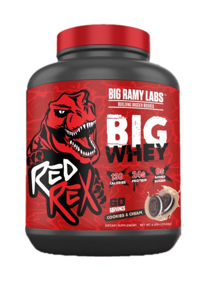 RED REX Big Whey Cookies & Cream 4.5Lb
