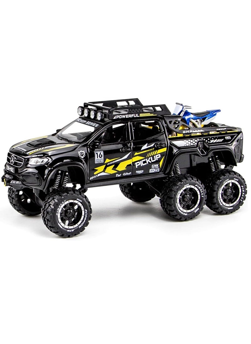 lakia - Boy's 1:24 Diecast Benz X Class Pickup Truck Toy - Metal Model Car With Sound & Light, Pull Back Action, Perfect for Kids & Adults, Ideal Birthday Gift - Image 1