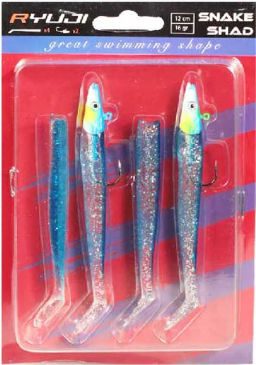 Ryuji Snake Shad 12CM 16GR Chart Back Uv-Standard