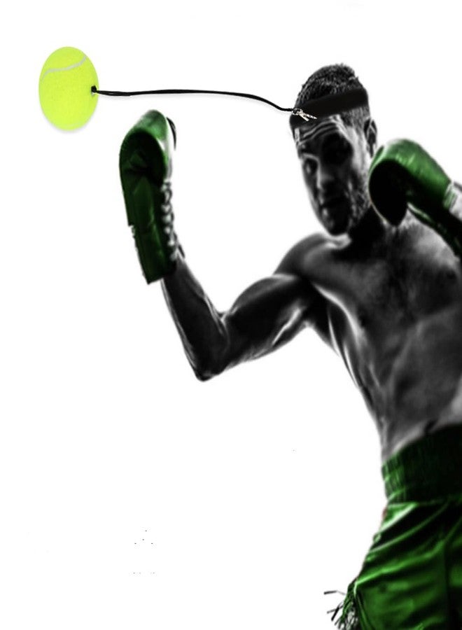 Zerone Boxing Reflex Ball, Boxing Ball with Headband Punching Balls Equipment for Focus, Speed, Punching Speed, Fight Hand Eye Coordination Training - Image 1
