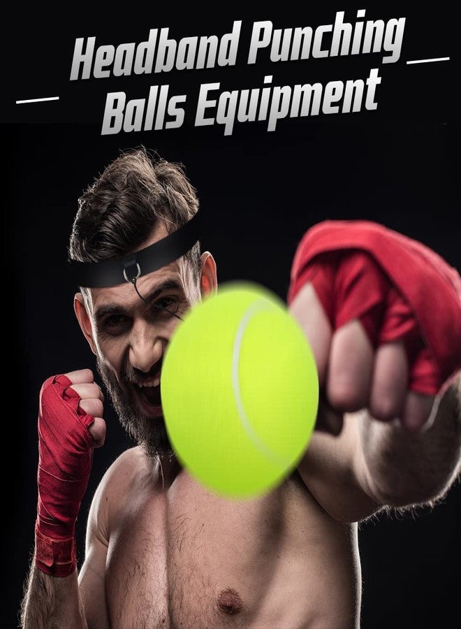 Zerone Boxing Reflex Ball, Boxing Ball with Headband Punching Balls Equipment for Focus, Speed, Punching Speed, Fight Hand Eye Coordination Training - Image 4