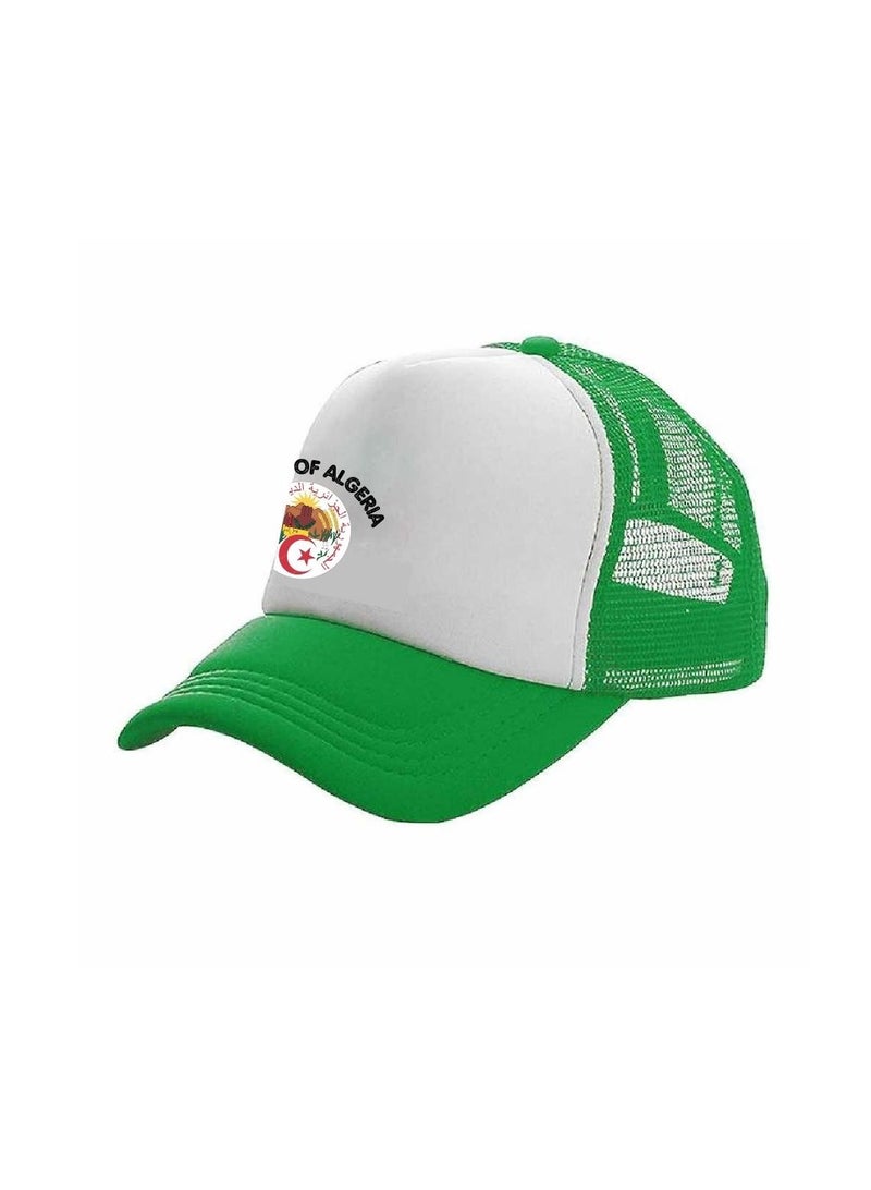 Algeria Mesh Cap With Plastic Closure For Men And Women–Perfect For Sports,Outdoor Activities And Casual Wear–Great Gift For Sports Fans And Events - Image 3