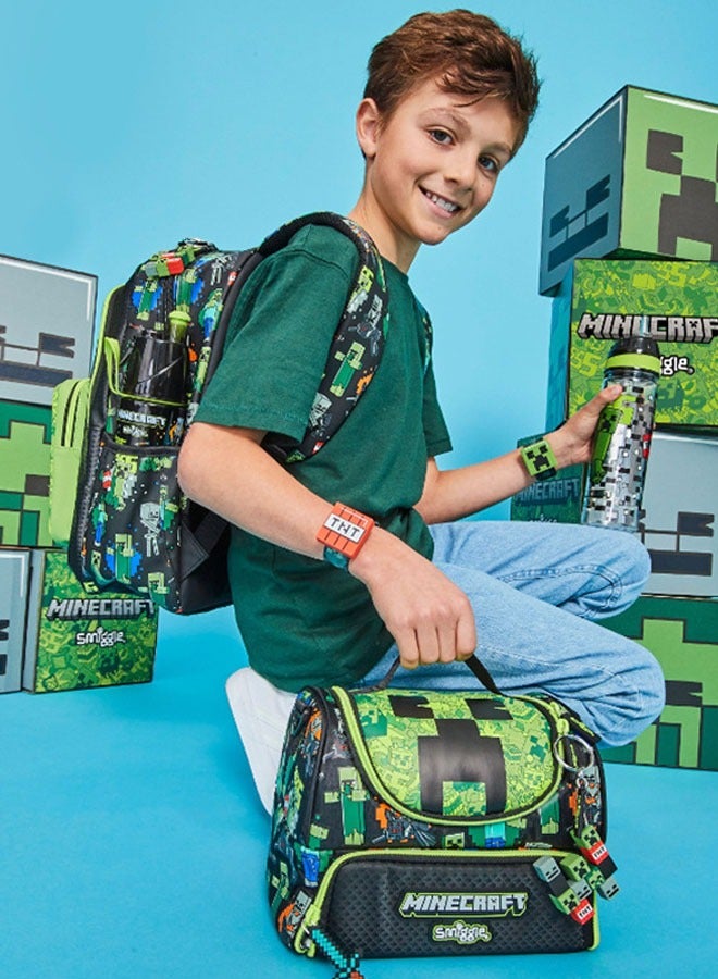 general 650ML minecraft straw water bottle Food contact grade material Large capacity leak-proof portable children's water bottle - Image 3