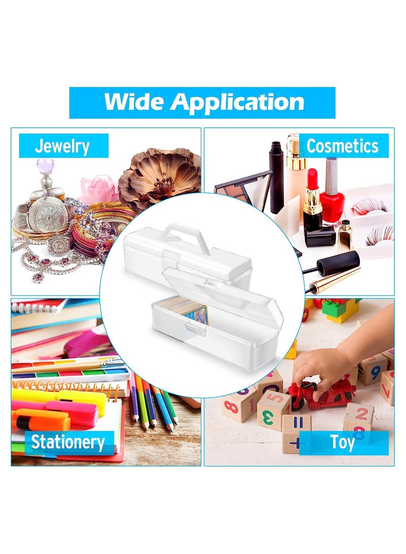 Trading Card Storage Box, Clear Plastic Playing Card Case, Large Hard Playing Card Case for 1000 Cards, Fit for Standard Card, 2 Pack - Image 5