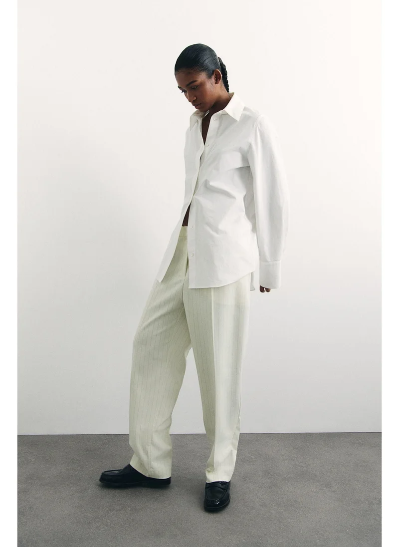 اتش اند ام Tapered tailored trousers