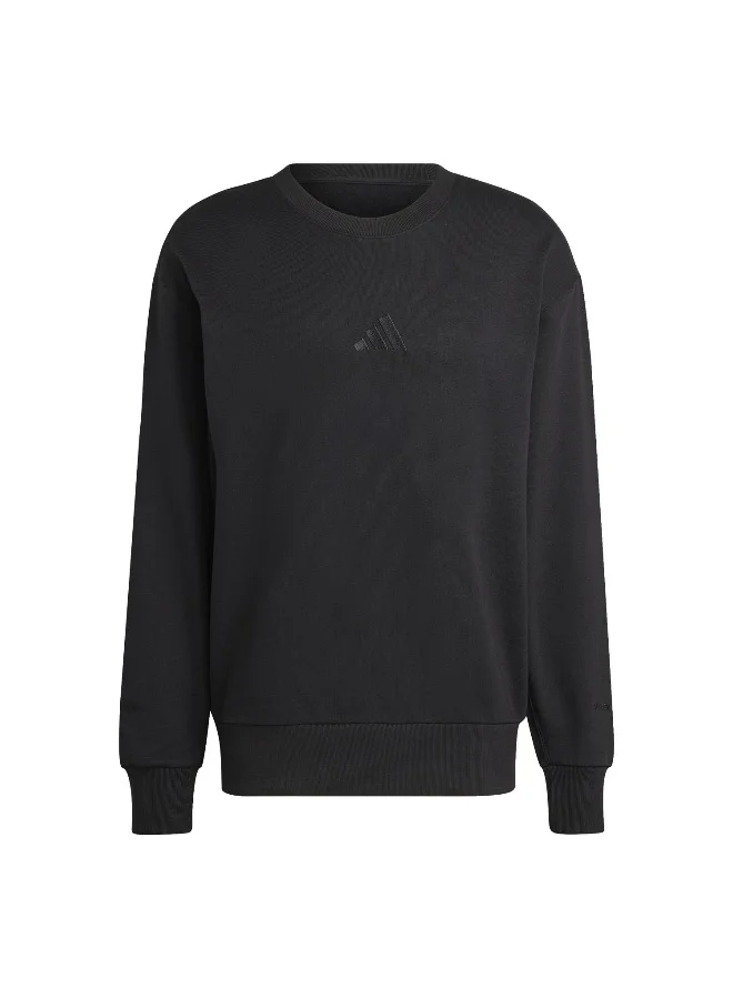 adidas Adidas M A Szn Ft Crw Black Sweatshirt (Long Sleeve) Sweatshirts For Men