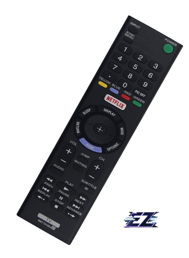ELTRAZONE TV Remote Control RMT-TX102U (No Voice Function) – Compatible with Sony Network LCD TV - Image 2