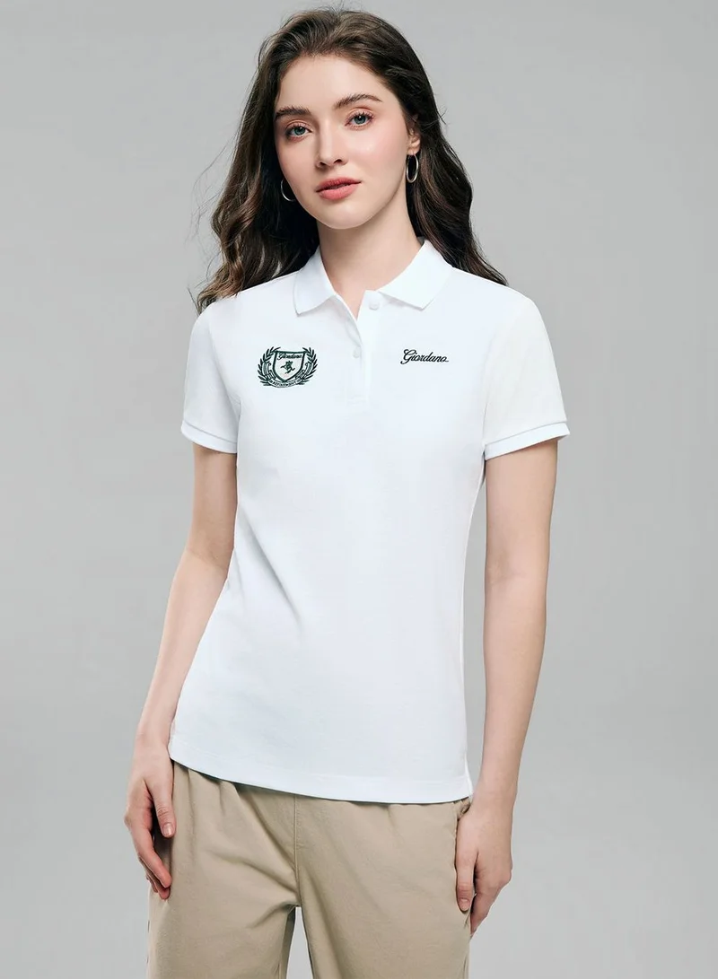 GIORDANO  Women's Classic Slim Fit Club House Polo for Women | Best Price UAE