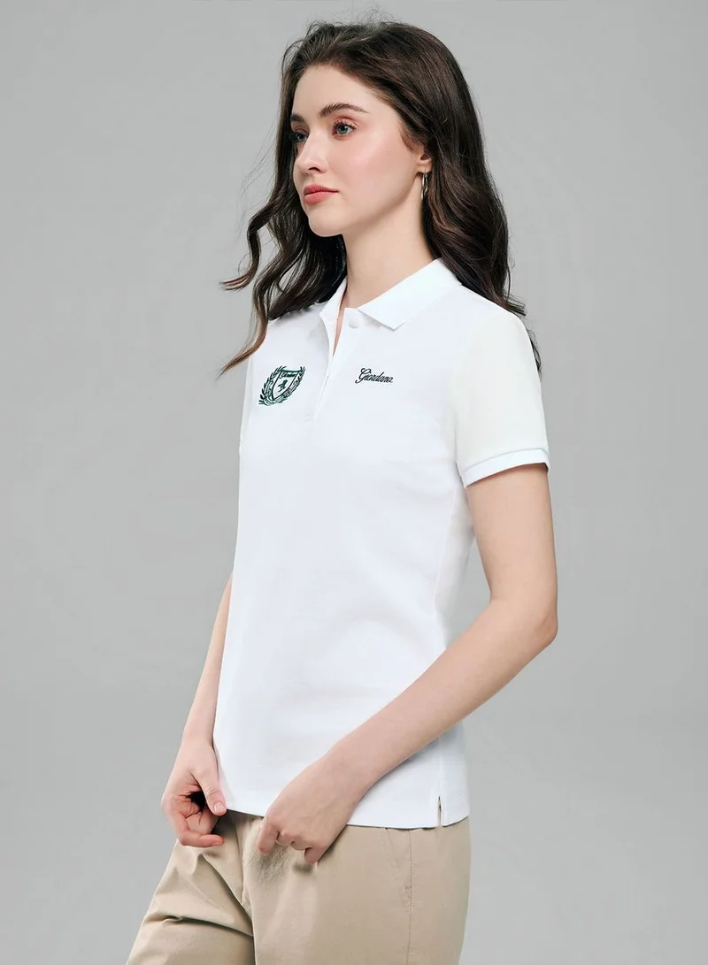GIORDANO  Women's Classic Slim Fit Club House Polo for Women | Best Price UAE