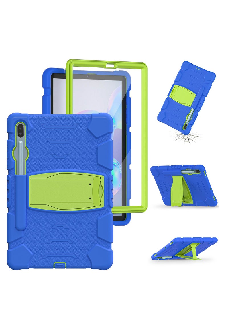 GULFLINK Gulflink Back Cover Protect Case for SAMSUNG Tab S6 T860/T865/T867 10.5 inch blue and lime  - Image 1