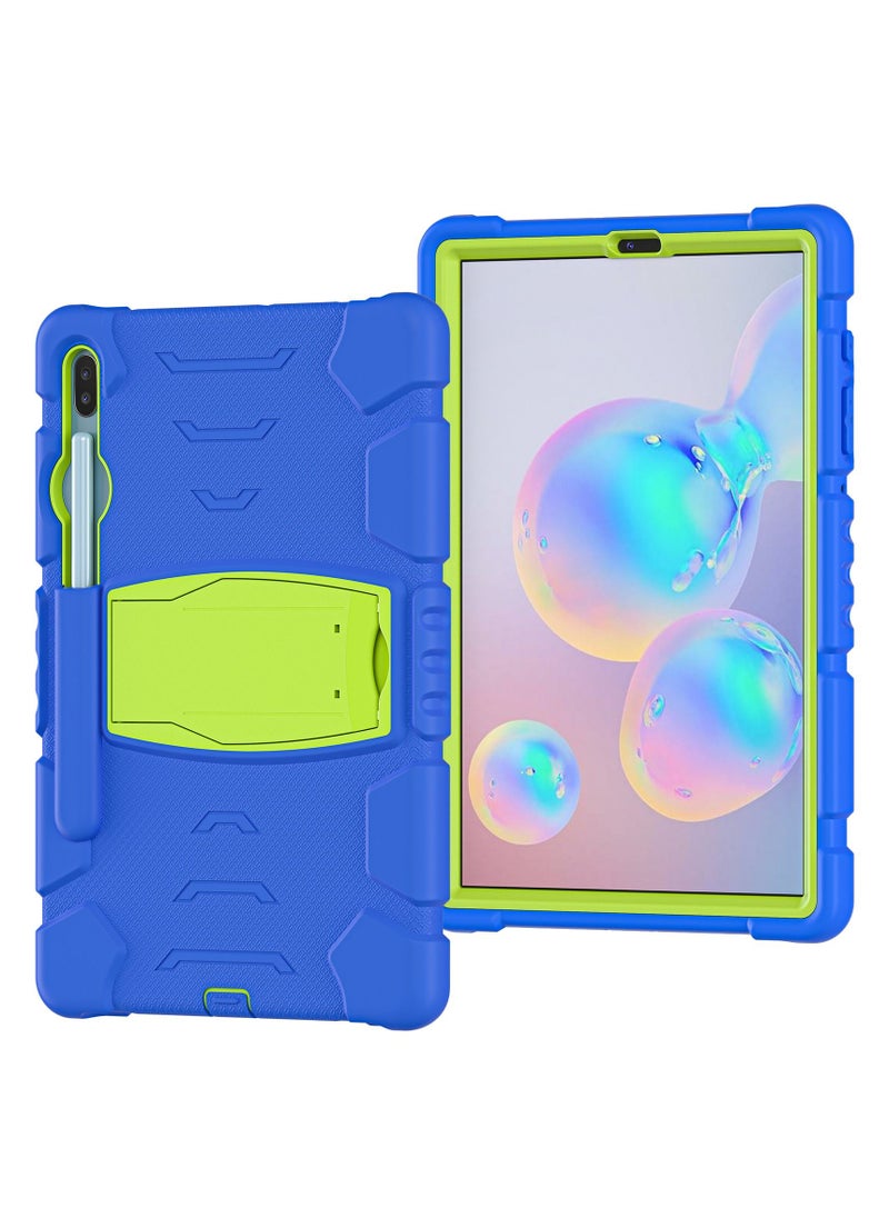 GULFLINK Gulflink Back Cover Protect Case for SAMSUNG Tab S6 T860/T865/T867 10.5 inch blue and lime  - Image 3