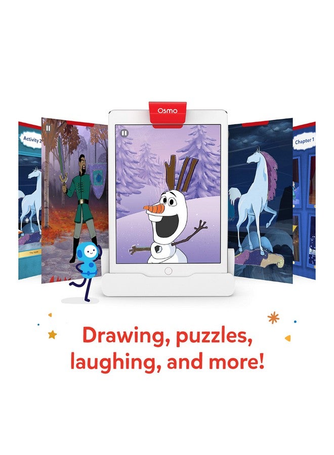 أوسمو أوزمو - سوبر ستوديو ديزني فروزن 2 - للأعمار من 5 إلى 11 عامًا - تعلم الرسم - لأجهزة iPad أو Fire Tablet - ألعاب تعليمية تعليمية - هدايا ألعاب STEM للأطفال، أولاد وبنات - للأعمار من 5 إلى 11 عامًا (يتطلب قاعدة أوزمو) - Image 3