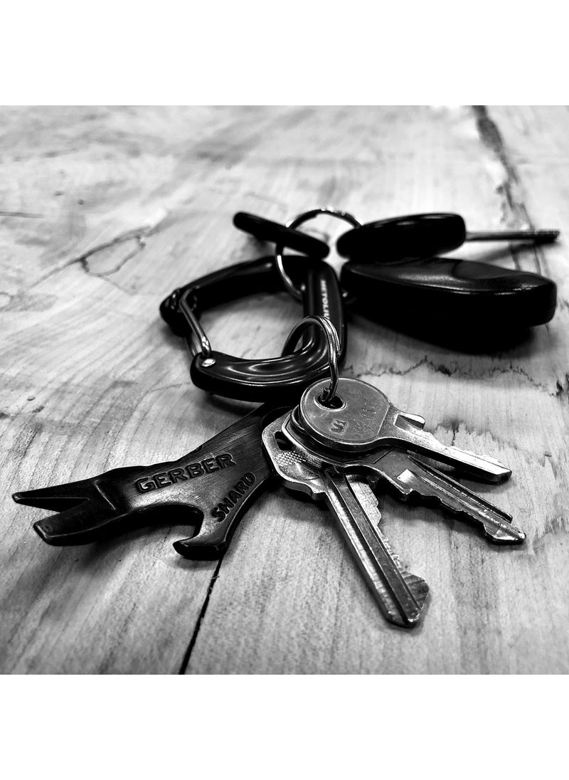 Gerber Gerber Gear Shard Keychain - Multitool Keychain with Bottle Opener, Screwdriver, and Wire Stripper - EDC Gear and Equipment - Black  - Image 4