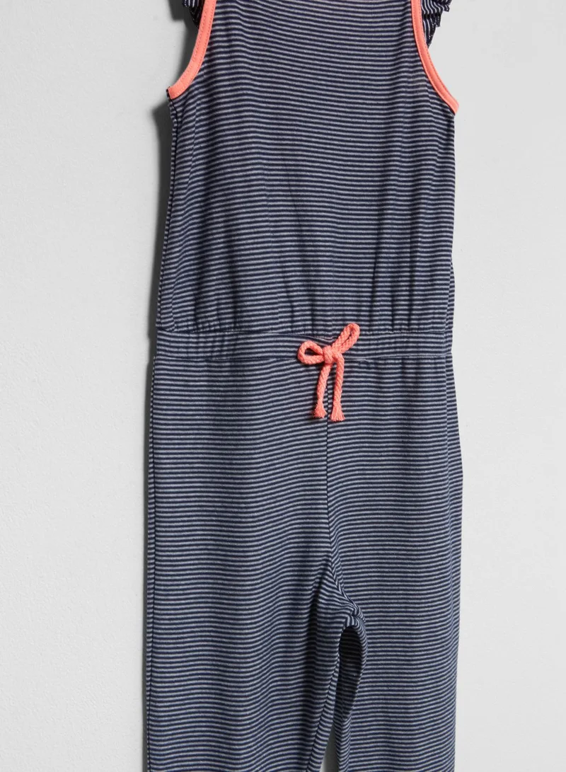 F&F Little Stripe Print Jumpsuit