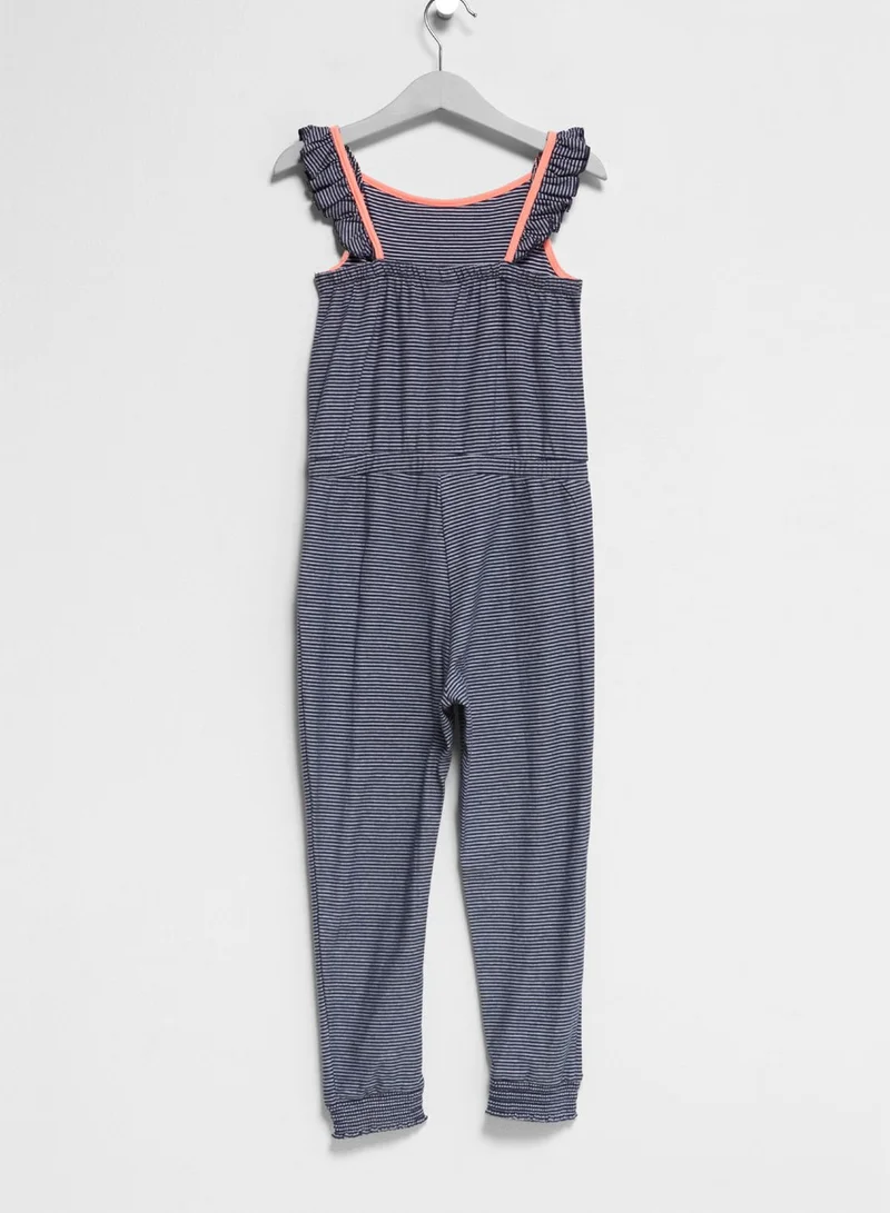 F&F Little Stripe Print Jumpsuit
