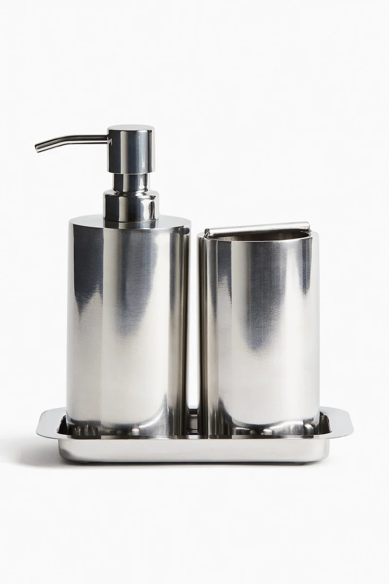 H&M Stainless steel toothbrush mug