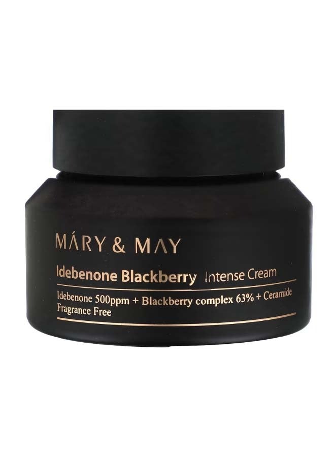 MARY & MAY Idebenone Blackberry Intense Cream 2.46 oz 70 g - Image 1
