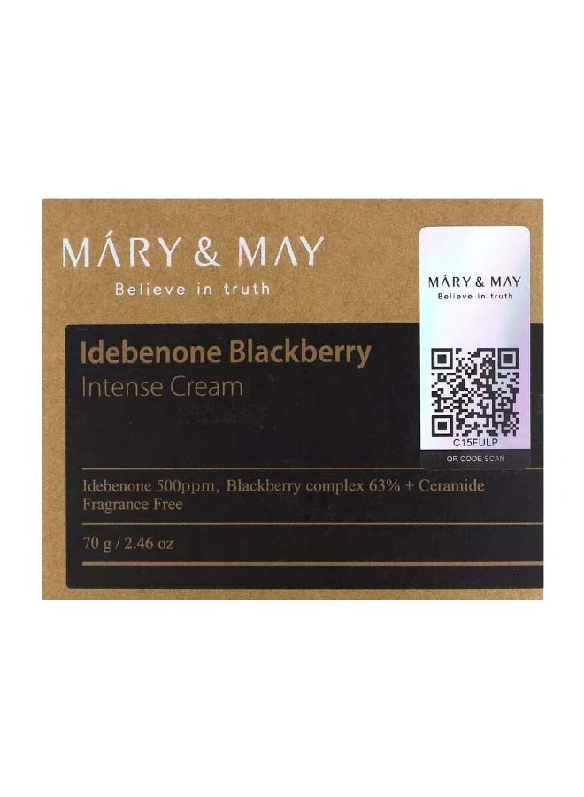 MARY & MAY Idebenone Blackberry Intense Cream 2.46 oz 70 g - Image 2