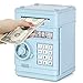 Refasy Piggy Bank for Kids Money Bank Cash Coin Can ATM Bank with Password Kids Safe Electronic Piggy Bank Kid Toys for 8 Year Old Boys Girls Birthday for ChildLight Blue - Image 3