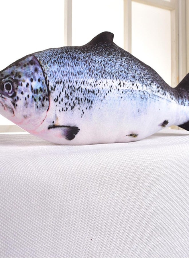 OPHRBU 31.5 Inch Simulation Fish Plush Toy Pillow Soft Fish Cushion Pillow Stuffed Animal Toy for Cat Pets or Kids Birthday Gifts - Image 5