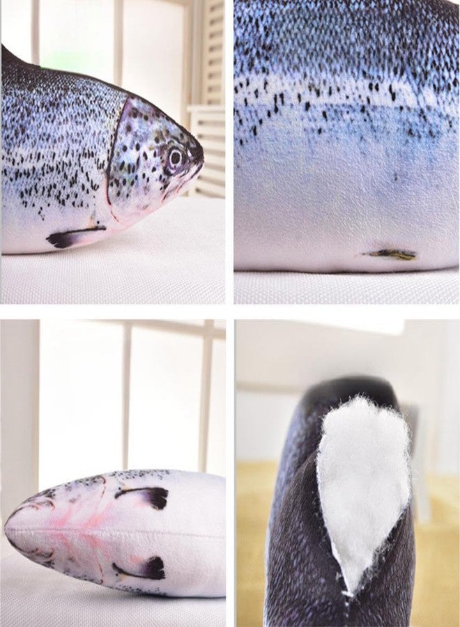 OPHRBU 31.5 Inch Simulation Fish Plush Toy Pillow Soft Fish Cushion Pillow Stuffed Animal Toy for Cat Pets or Kids Birthday Gifts - Image 3