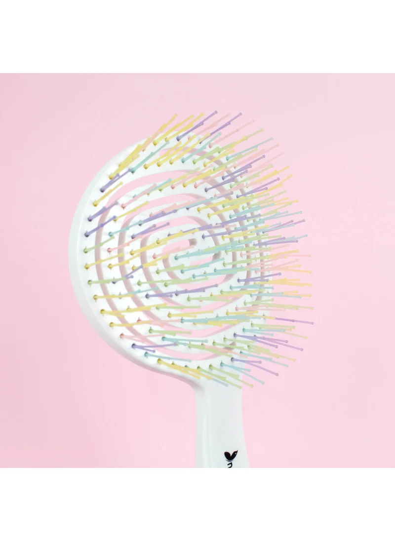 ناسكيتا Pro Three Dimensional Oval Hairbrush-05 White