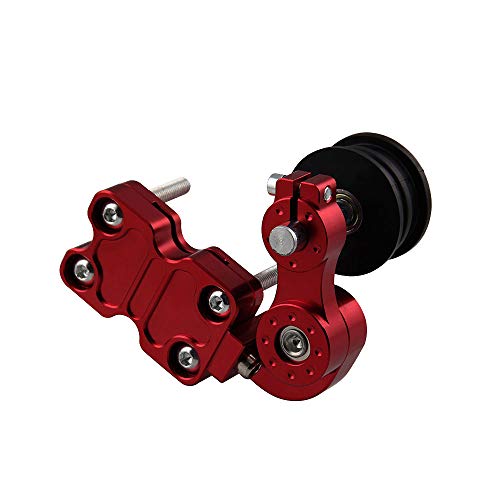 TIRGE Chain Tensioner Adjuster Universal Aluminum Chain Automatic Regulator for Motorcycle Motocross Dirt Pit Bike ATV (red) - Image 4