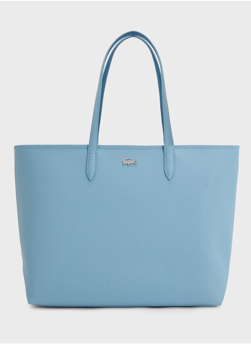 LACOSTE - Essentials Top Handle Zip Over Tote - Image 1