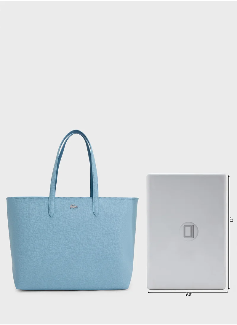 LACOSTE Essentials Top Handle Zip Over Tote