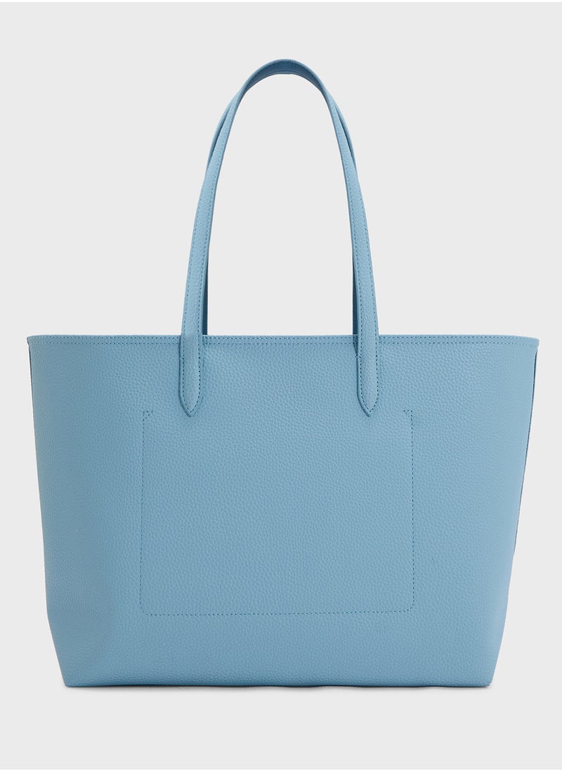 LACOSTE - Essentials Top Handle Zip Over Tote - Image 1