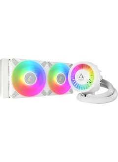Arctic Liquid Freezer III - 240 A-Rgb Intel / Amd Compatible, 240MM Radiator, 2X12CM P12 Pwm Fan, Liquid Processor Cooler White (AR-ACFRE00150A) 
