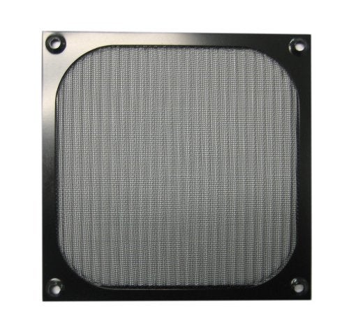 OKGEAR 140mm Aluminum Fan Filter Grill Black 