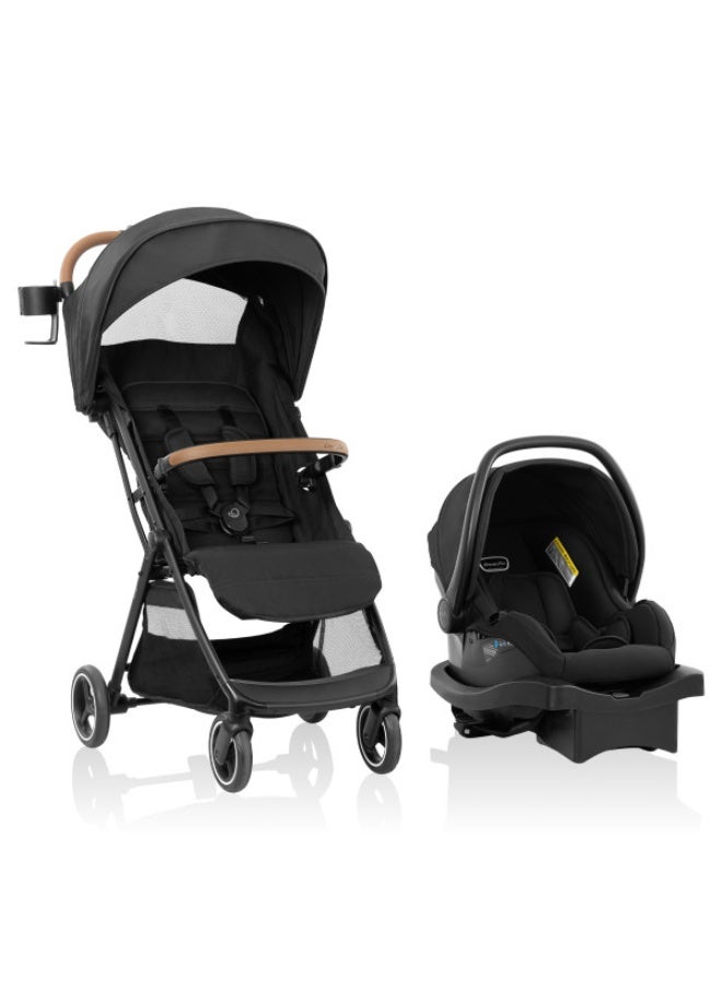 Evenflo - Otto+ Travel System With Litemax Car Seat - Chia Black - Image 1