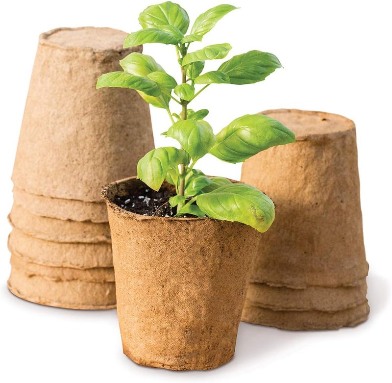 Burpee Biodegradable 3 Round Natural Fiber 20 pots - Image 3