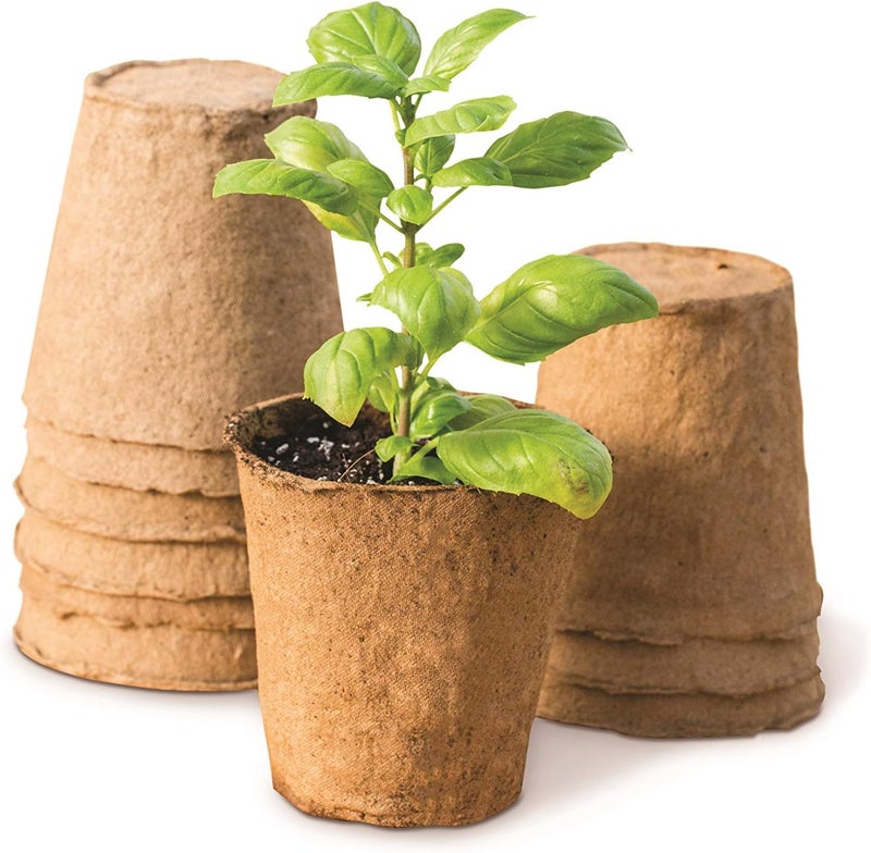 Burpee Biodegradable 3 Round Natural Fiber 20 pots - Image 5