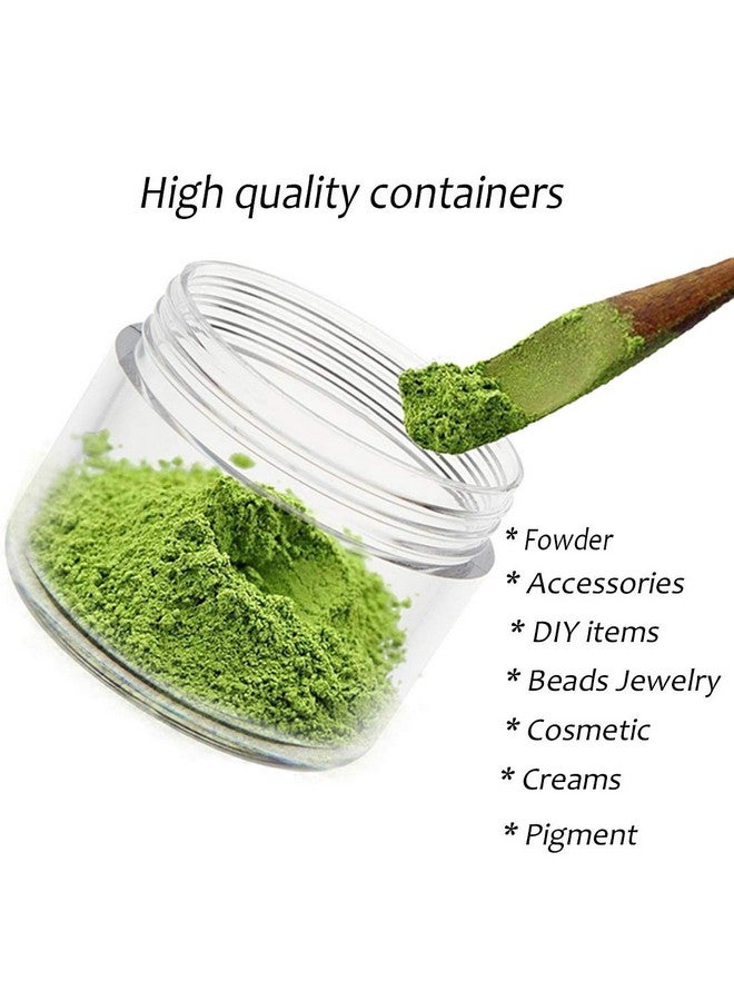 ZEJIA 3 Gram Sample Containers With Lids, 200 Count Tiny Sample Jars, 3Ml Makeup Cosmetic Containers For Lip Balms, Lotion, Powder, Beauty Products(Black Lids) - Image 4