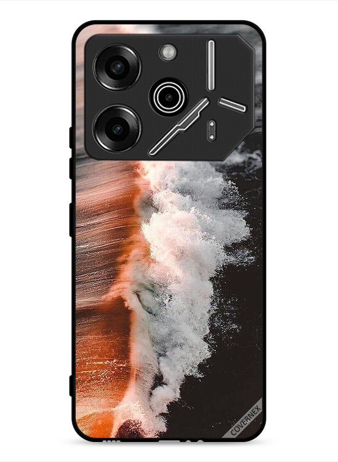 Covernex Tecno Pova 6 Pro 5G Protective Case Cover Sea Water Wave - Image 1