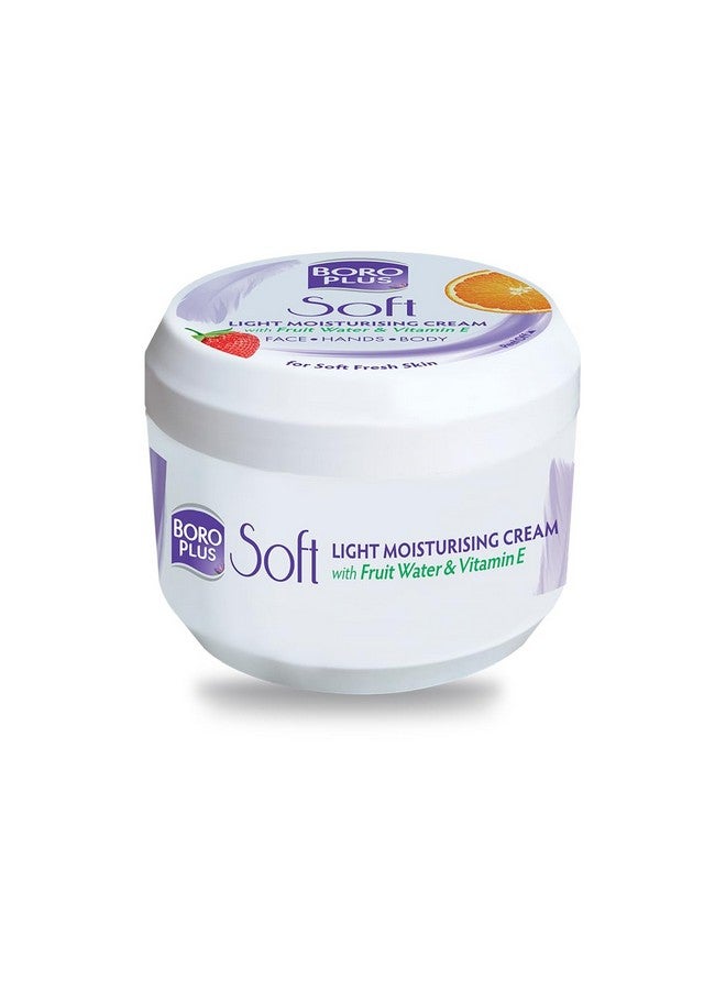 BoroPlus Soft Light Moisturising Cream | Light & Non-sticky | Provides 24 hour moisturisation|Ayurvedic Cream for all seasons |Hand Cream, Body Cream & Face Cream | Vitamin E - 100 ml - Image 1
