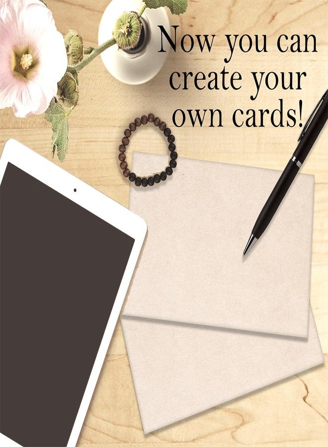 Lone Star Art بطاقات ورقية كرافت - مجموعة من 50 بطاقة - بطاقات فارغة للكتابة أو الملاحظات - سطح أمامي وخلفي فارغ - لوازم الحفلات، بطاقات ريفية فارغة مقاس 4×6 - مثالية لكتابة الدعوات أو الملاحظات الخاصة بك - Image 2