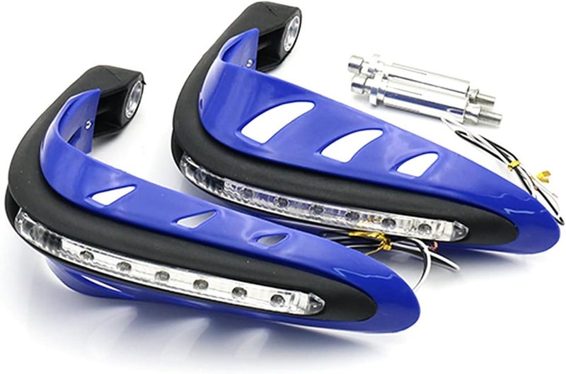 QASULER Universal Motorcycle Handguards with Turn Signals