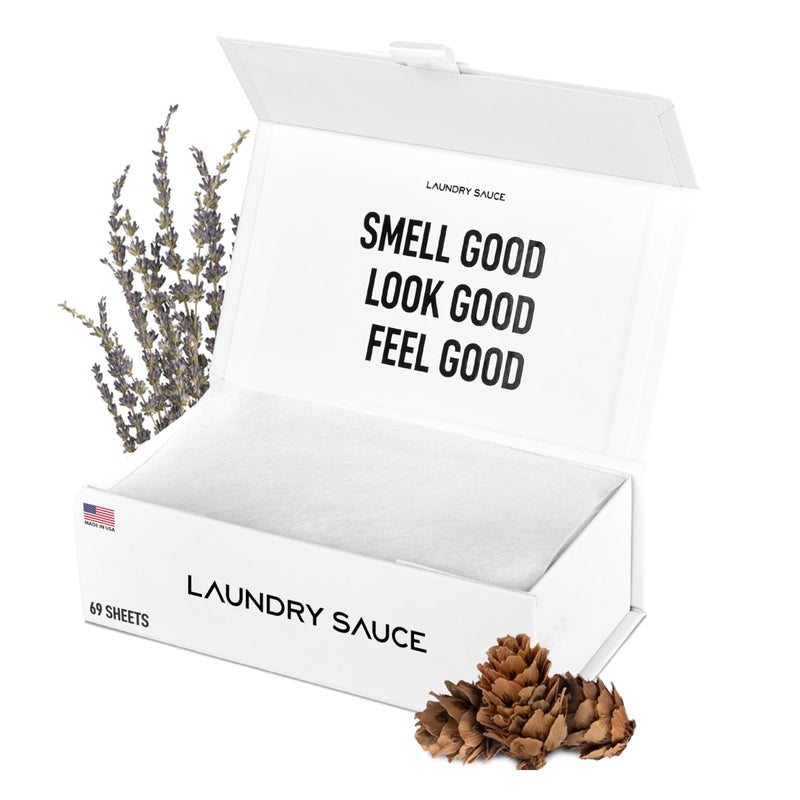 Laundry Sauce - Laundry Dryer Sheets (Siberian Pine), Luxury Fragrance, Contains Essential Oils, Softens Fabric, Removes Static Cling, Eco-Friendly Packaging, Travel Friendly, 69 Count - Image 1
