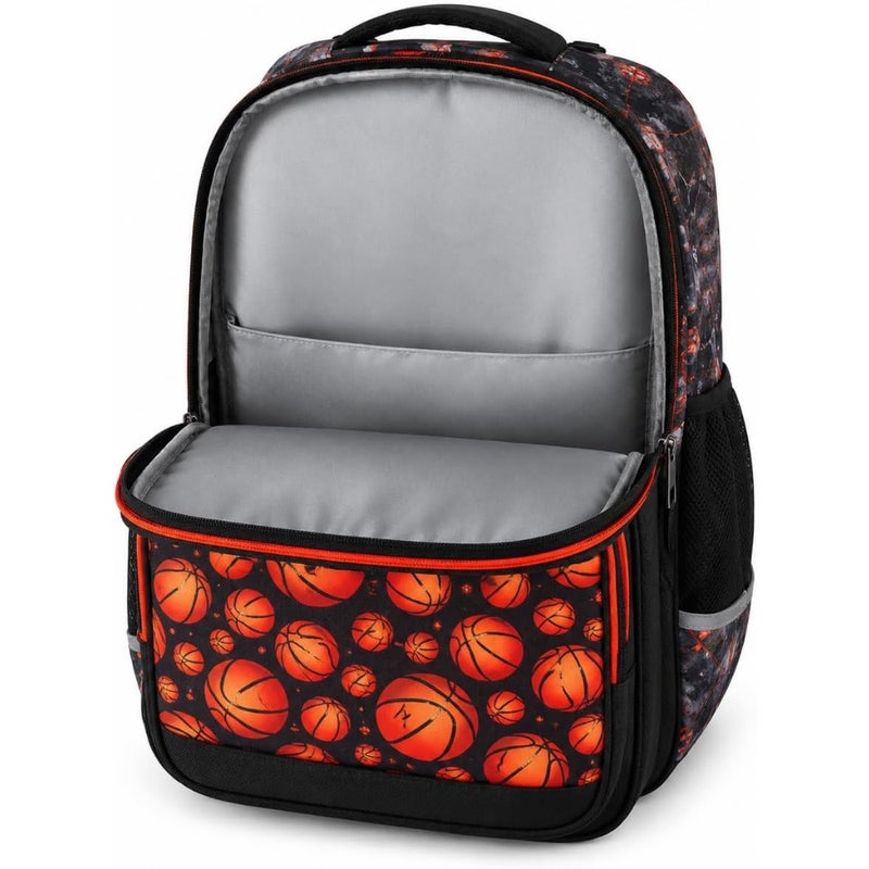 Rolling Backpack with Wheels for,3 Pcs Wheeled School Backpack Set with Detachable Trolley, Lunch Bag and Pencil Case, Lightweight Travel Bookbag for - Image 4