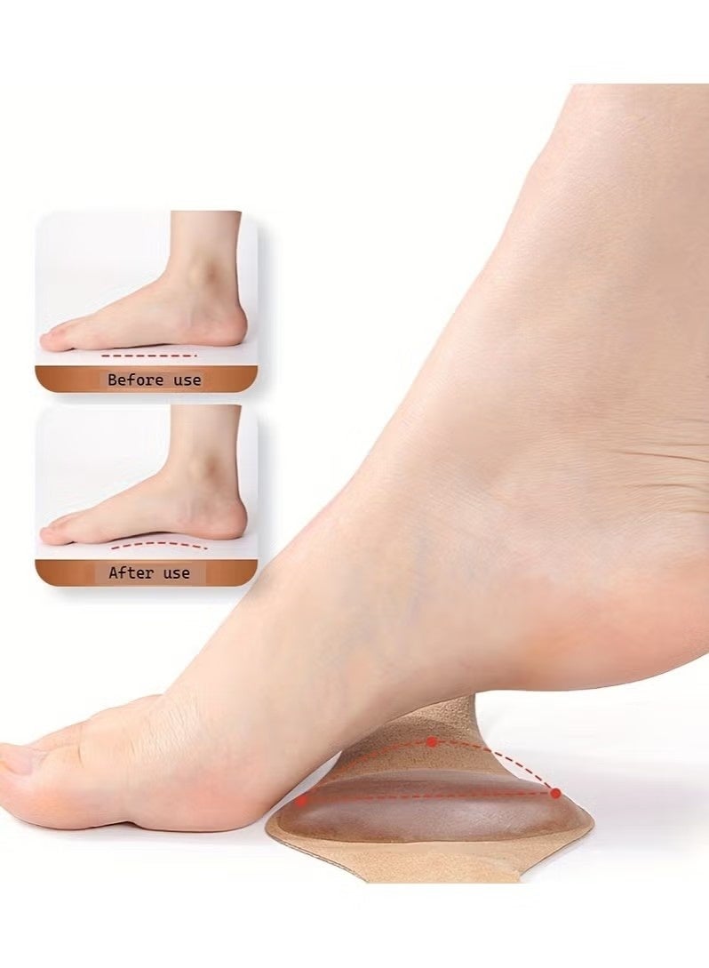 Orthotic Arch Support Plantar Fasciitis Relief Arch Support Brace Foot Pain Relief Flat Feet Insoles Gel Arch Support Cushions Flat Feet Support Orthopedic Foot Care Gel Pads - Image 3