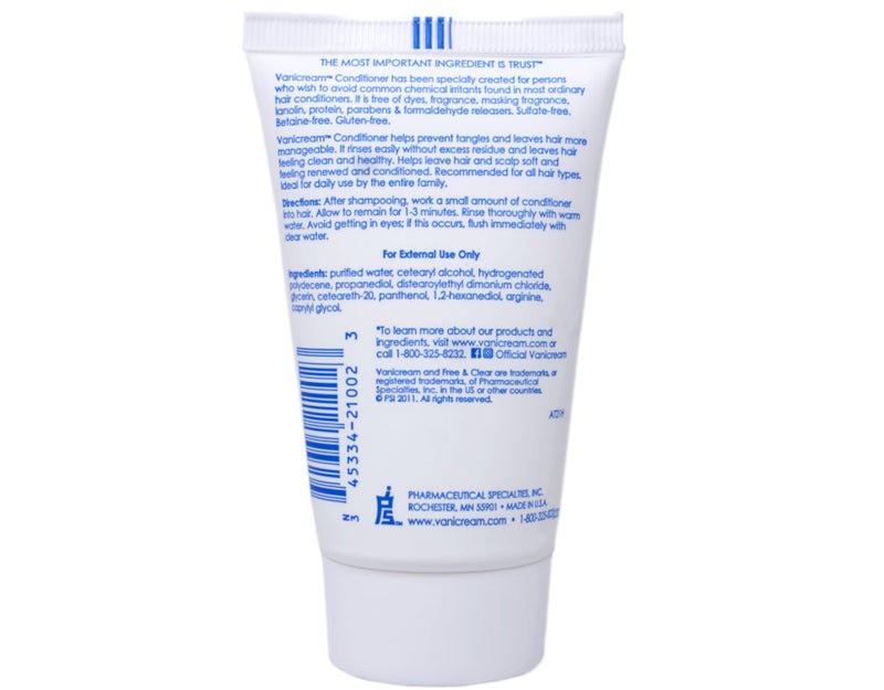 Vanicream Shampoo and Conditioner, 2 Ounce Travel Size Combo Set - Image 2