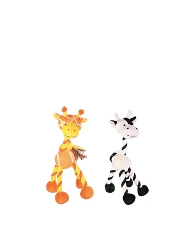 Trixie Rope Animal With Tennis Ball Toy For Dogs - Image 2