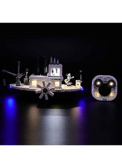 BRIKSMAX Led Lighting Kit For Steamboat Willie Compatible With Lego 21317 Building Blocks Model Not Include The Lego Set  - Image 1