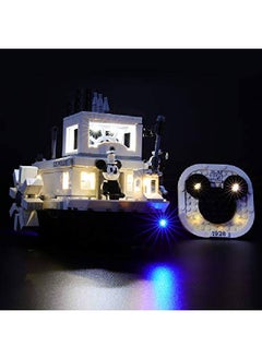 BRIKSMAX Led Lighting Kit For Steamboat Willie Compatible With Lego 21317 Building Blocks Model Not Include The Lego Set  - Image 4