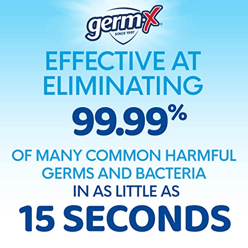 Germ-X Original Hand Sanitizer, 8 Fl Oz (Pack of 12), Less Drying Moisturizing Gel with Vitamin E, No Rinse Formula, Pump Bottle - Image 3