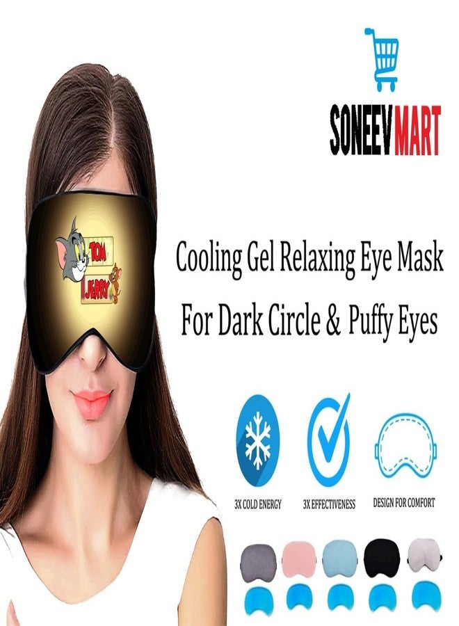 SONEEV MART Gel Eye Mask for Puffy Eyes, Dark Circles & Headache Relief | Reusable Cooling Eye Compress for Stress, Sleep & Relaxation | Soft Gel Therapy Eye Mask [PACK OF 2] - Image 5