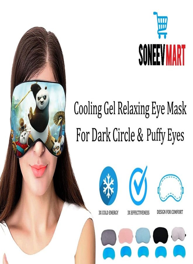 SONEEV MART Gel Eye Mask for Puffy Eyes, Dark Circles & Headache Relief | Reusable Cooling Eye Compress for Stress, Sleep & Relaxation | Soft Gel Therapy Eye Mask [PACK OF 2] - Image 3